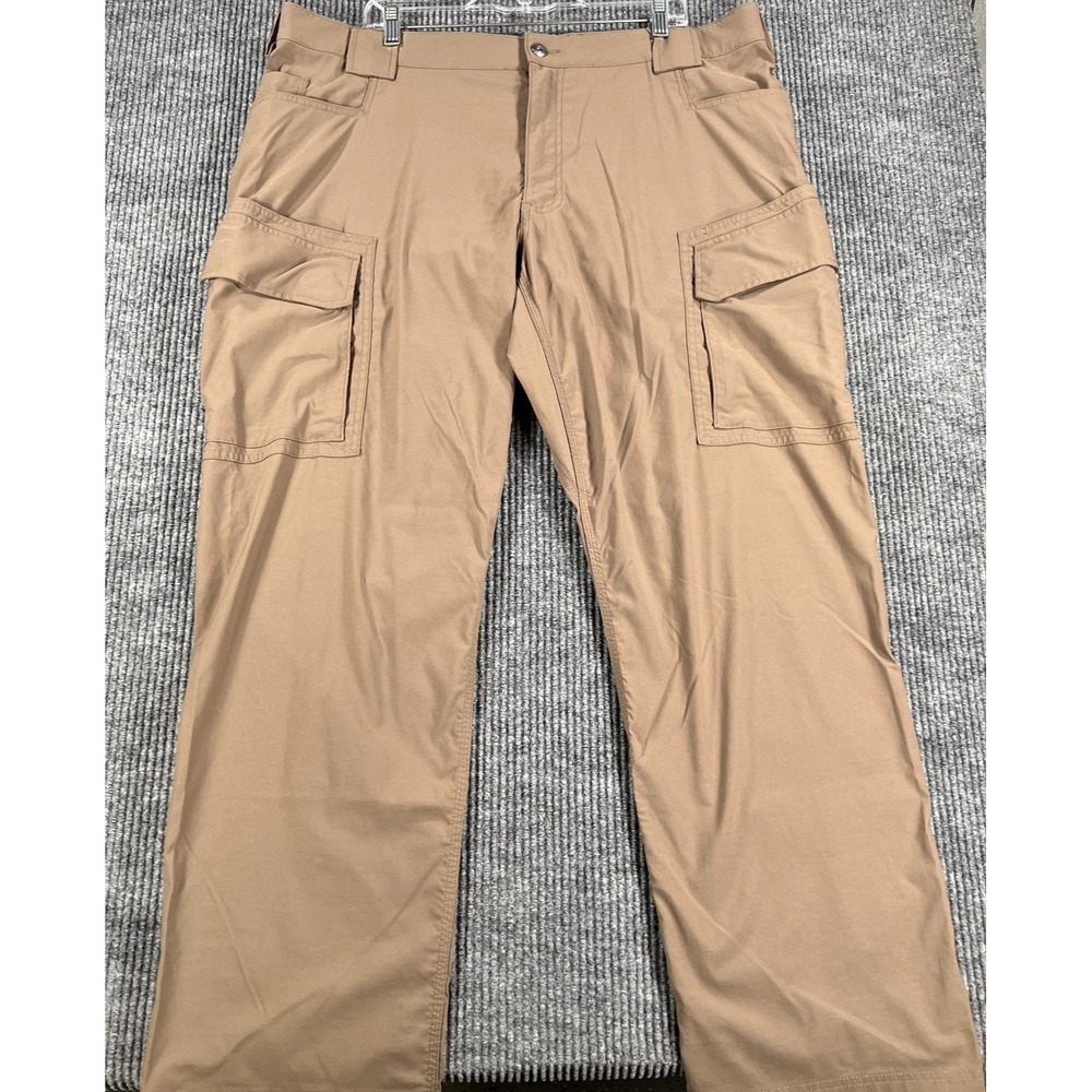 Duluth Trading‎ Co Cargo Pants Mens 42x32 Relaxed Fit Brown Work Outdoor Casual
